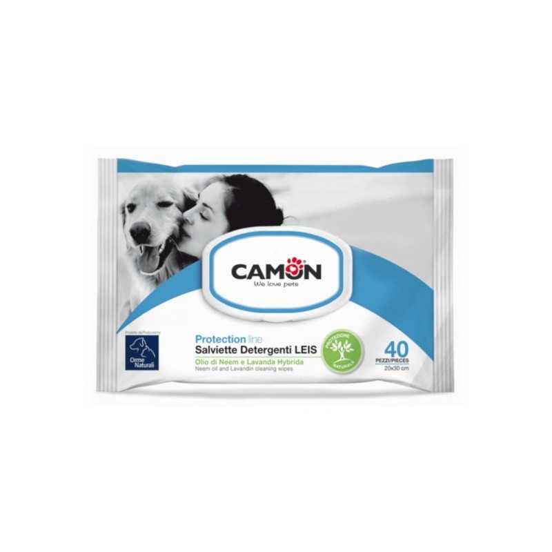 CAMON Lingettes Detergenti avec Huile di Neem et Lavandula Hybrida CAMON Lingettes Detergenti avec Huile di Neem et Lavandula Hybrida