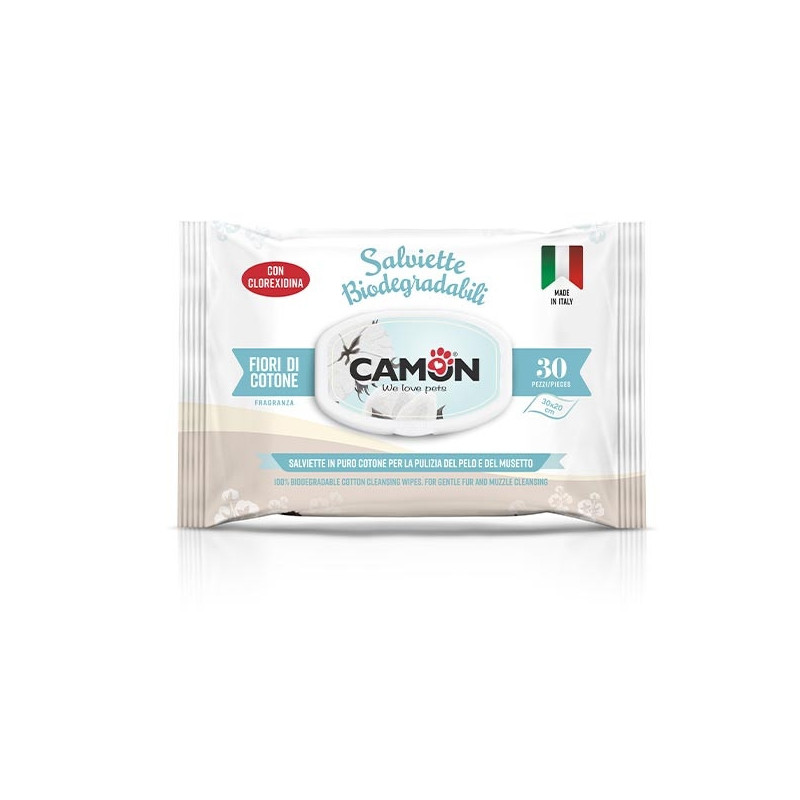 CAMON Salviette Detergenti Fragranza ai Fiori di Cotone