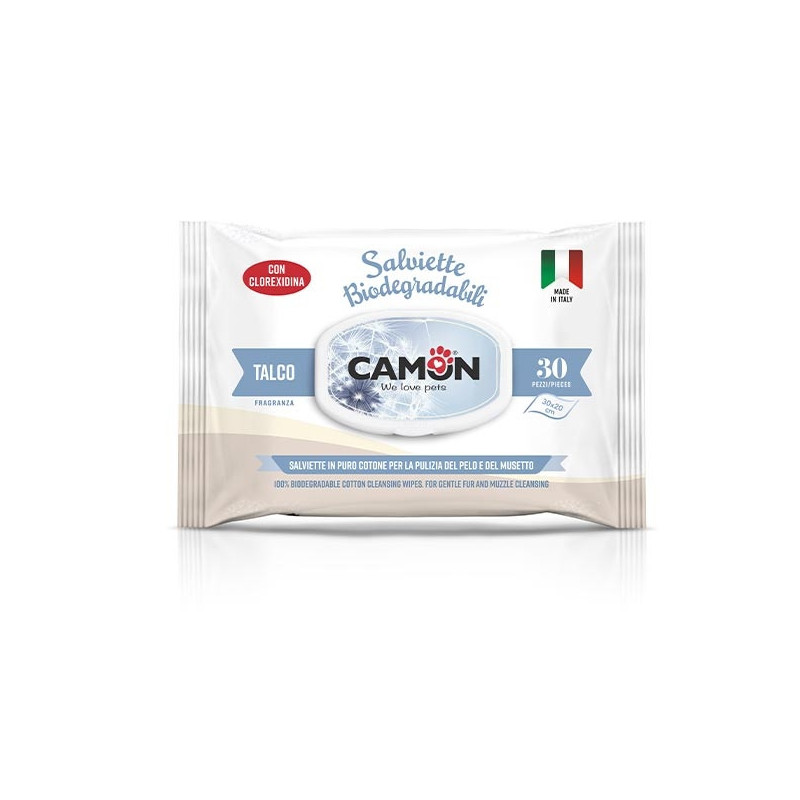 CAMON Salviette Detergenti Fragranza ai Talco