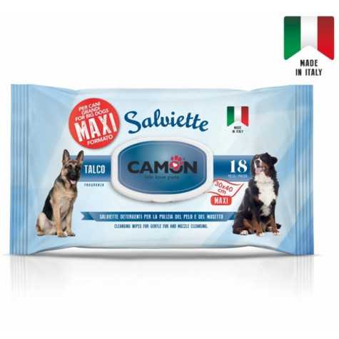 CAMON Lingettes Maxi al Talco pour Chiens Grandi