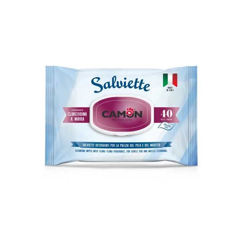 CAMON Lingettes Mirra et Clorexidina