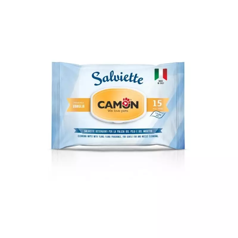 CAMON Vanilla Pocket Wipes