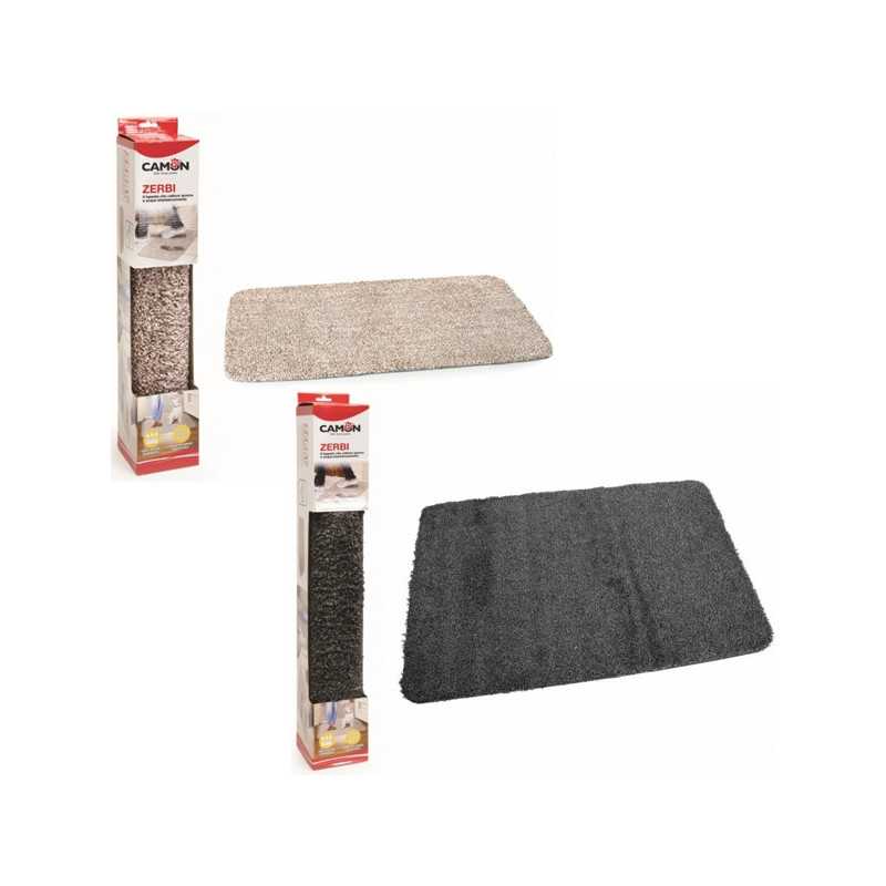 CAMON Tappetino Cattura-Sporco Zerby Noir 100x65 cm.