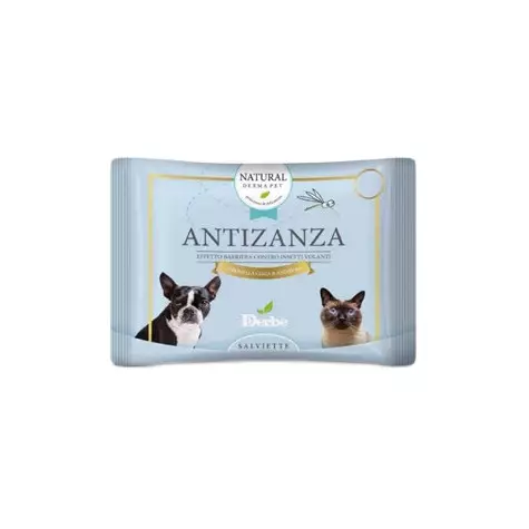 DERBE Natural Derma Pet 40 Salviette Antizanza - 