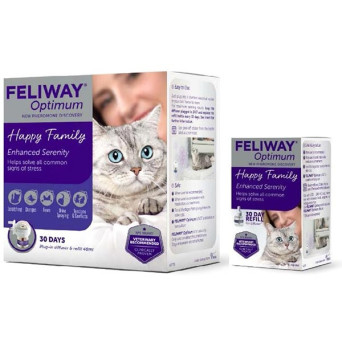 Feliway Optimum Kit Diffusore + Ricarica da 48 ml - 