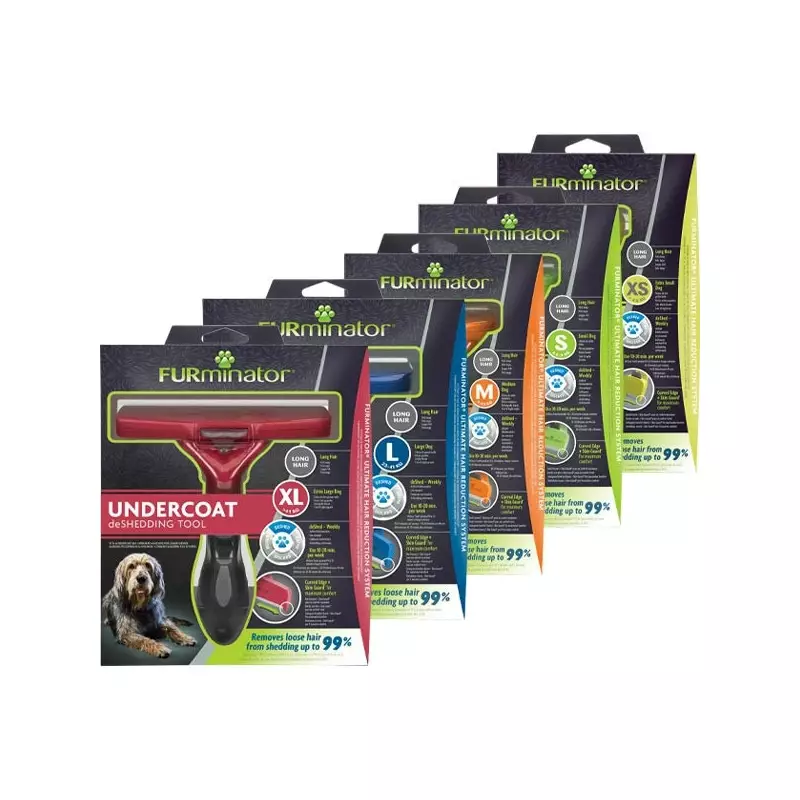 FURMINATOR Langhaar deShedding für langhaarige Hunde Größe L