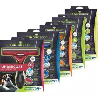 FURMINATOR Kurzhaar deShedding für kurzhaarige Hunde Größe L