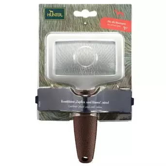 HUNTER Combined Brush Carding and Combing 20 cm.