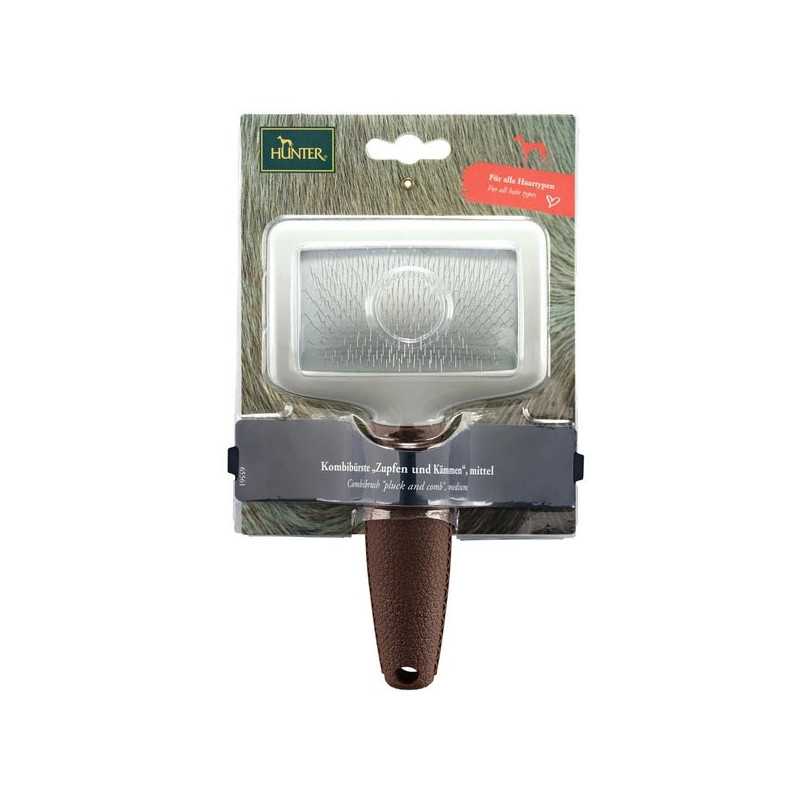 HUNTER Brosse Combinata per Spazzolare et Curare 22 cm. HUNTER Brosse Combinata per Spazzolare et Curare 22 cm.