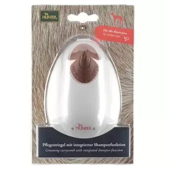 HUNTER Grooming Comb with Shampoo Function 12 cm.