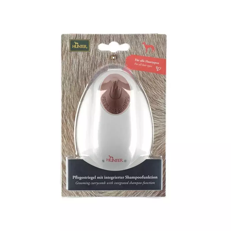 HUNTER Grooming Comb with Shampoo Function 12 cm.