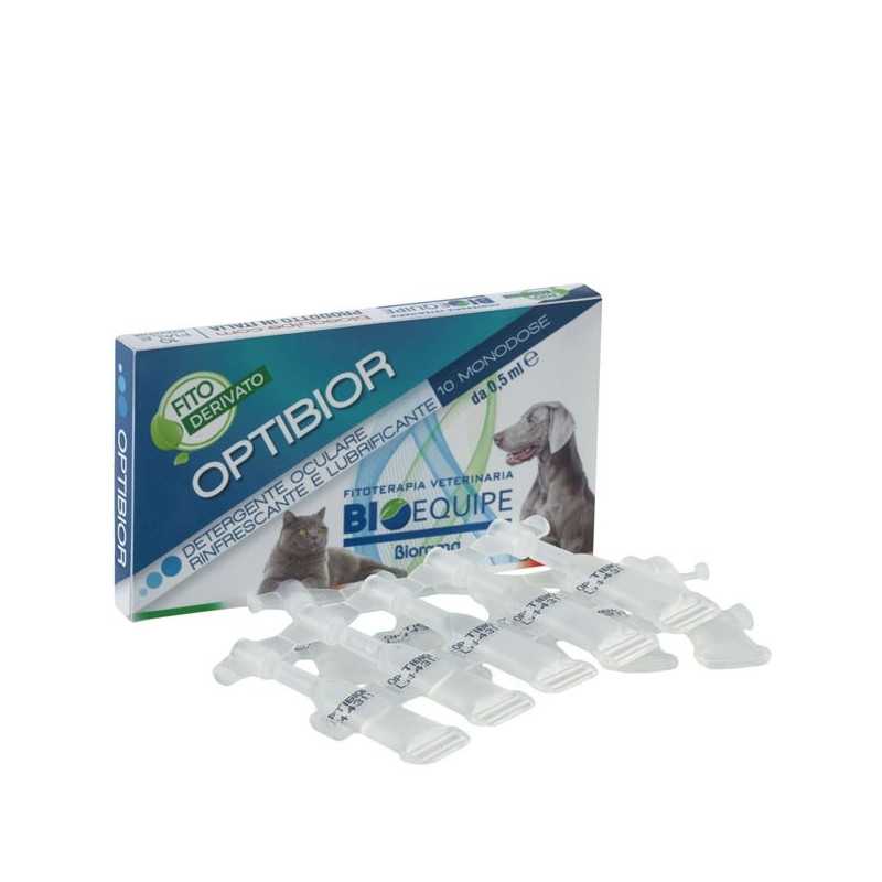 BIOEQUIPE Optibior Detergente Oculare 10 pièces. da 0,50 ml. BIOEQUIPE Optibior Detergente Oculare 10 pièces. da 0,50 ml.