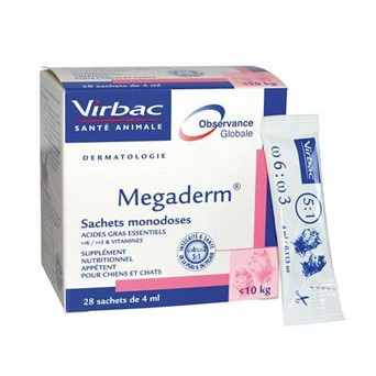 VIRBAC Megaderm 28 bags of 4 ml.