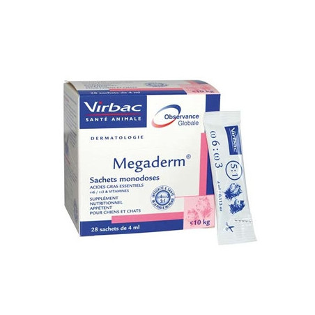 VIRBAC Megaderm 28 bags of 4 ml. - 