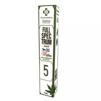 WOLF SRL Full Spectrum Hemp Oil Strong 14 ml.