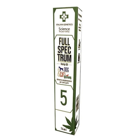 WOLF SRL Full Spectrum Hemp Oil Strong 14 ml. - 