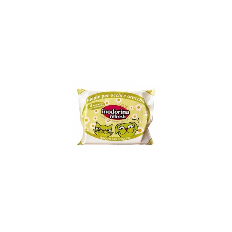 INODORINA Lingettes Refresh alla Camomilla 15 pièces.
