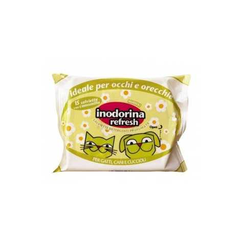 INODORINA Lingettes Refresh alla Camomilla 15 pièces.