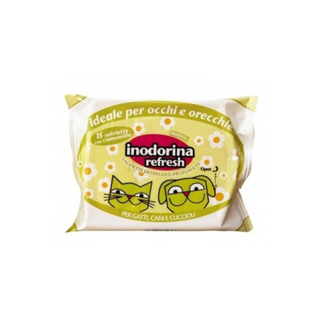 INODORINA Salviette Refresh alla Camomilla 15 pz. - 