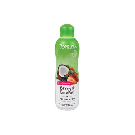 TROPICLEAN Shampoo Frutti di Bosco e Cocco 355 ml. - 