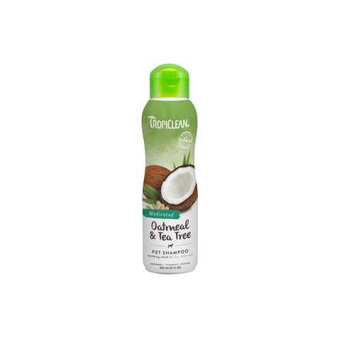 TROPICLEAN Shampoo Fiocchi d'Avena e Tea Tree 355 ml. - 