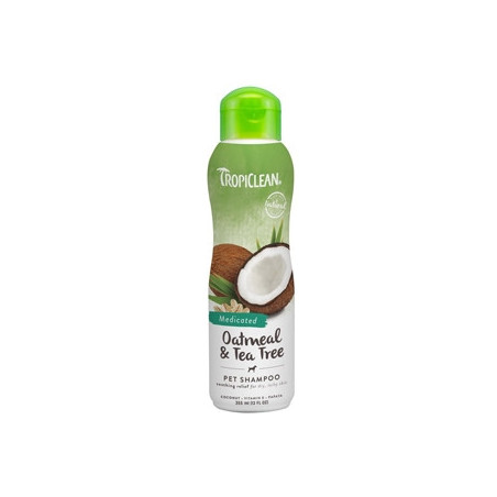 TROPICLEAN Shampoo Fiocchi d'Avena e Tea Tree 355 ml. - 