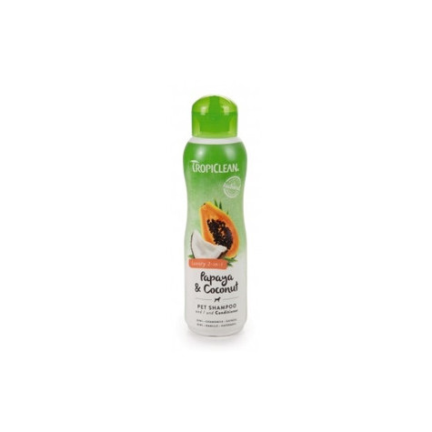 TROPICLEAN Shampoo Papaya & Cocco 355 ml. - 