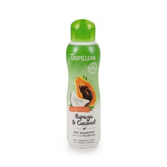 TROPICLEAN Shampoo Papaya & Cocco 9,50 lt. - 