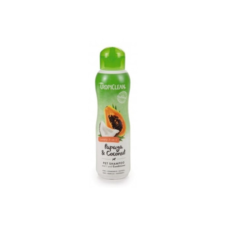 TROPICLEAN Shampoo Papaya & Cocco 9,50 lt. - 