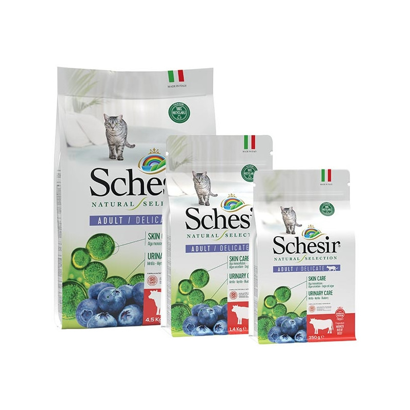 SCHESIR Natural Selection Adult Delicate con Manzo 350 gr.