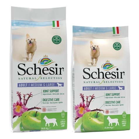 SCHESIR Natural Selection Adult Medium & Large con Agnello 2,24 kg. - 