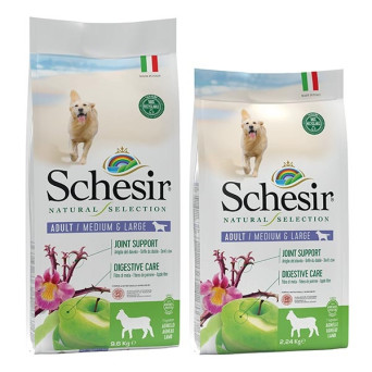 SCHESIR Natural Selection Adult Medium & Large con Agnello 9,60 kg. - 