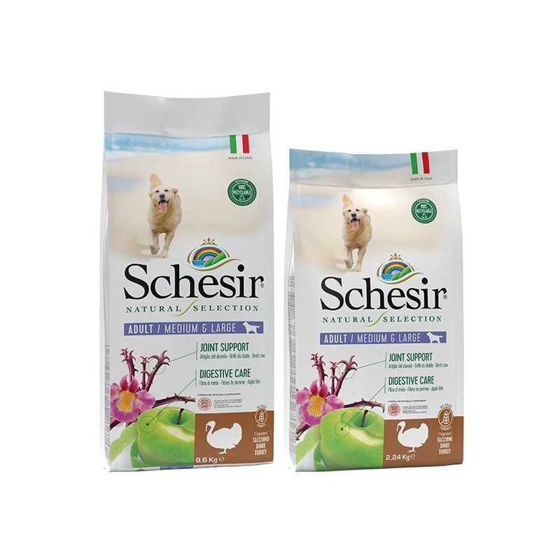 SCHESIR Natural Selection Adult Medium et Large avec Dinde 9,6 kg. SCHESIR Natural Selection Adult Medium et Large avec Dinde 9,6 kg.