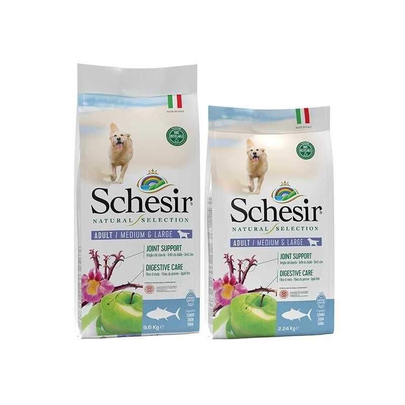 SCHESIR Natural Selection Adult Medium et Large avec Thon 9,6 kg.