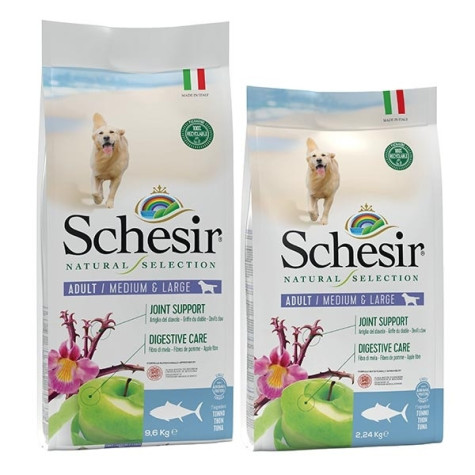 SCHESIR Natural Selection Adult Medium & Large con Tonno 9,60 kg. - 