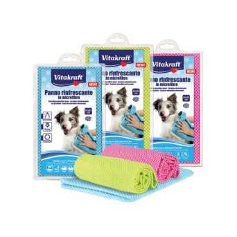 VITAKRAFT Panno Rinfrescante in Microfibra Super Assorbente 66X43 cm. -