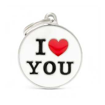 MY FAMILY Medaglietta I Love You -