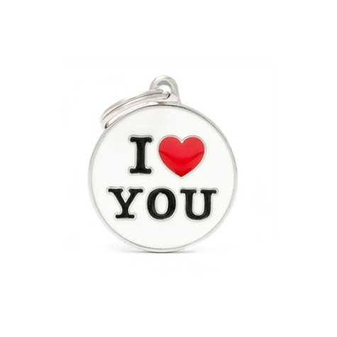 MY FAMILY Medaglietta I Love You -