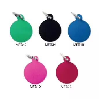 MY FAMILY Basic Big Circle Green Aluminum