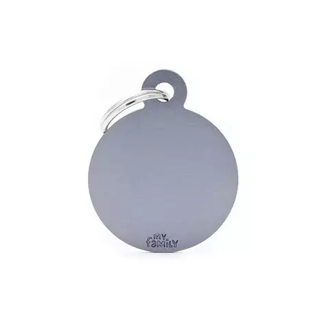 MY FAMILY Basic Big Circle aus grauem Aluminium