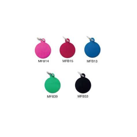 MY FAMILY Medaglietta Basic Cerchio Piccolo Alluminio Rosa - 