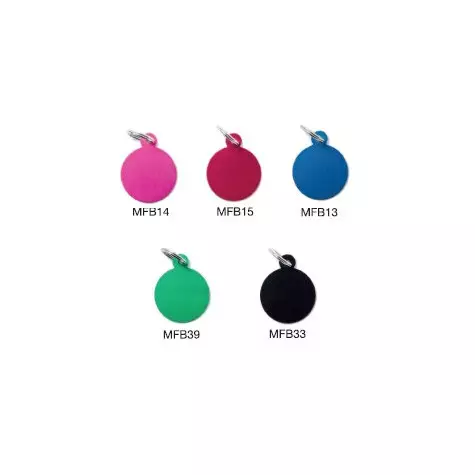 MY FAMILY Basic Small Circle Green Aluminum