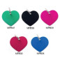 MY FAMILY Médaille Basic Cuore Grande Aluminium Vert