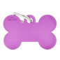 MY FAMILY Médaille Basic Os Piccolo Aluminium Violet