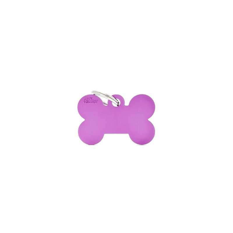 MY FAMILY Médaille Basic Os Grande Aluminium Violet