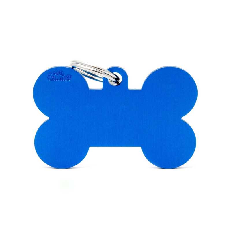 MY FAMILY Médaille Basic Os XL Blue in Aluminium
