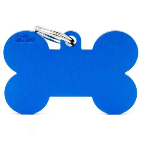 MY FAMILY Médaille Basic Os XL Blue in Aluminium