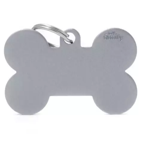 MY FAMILY Basic Bone XL Grau in Aluminium