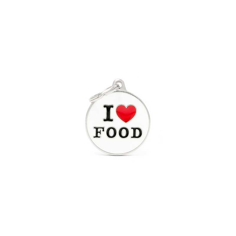 MY FAMILY Médaille Charms I Love Food MY FAMILY Médaille Charms I Love Food