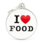 MY FAMILY Médaille Charms I Love Food